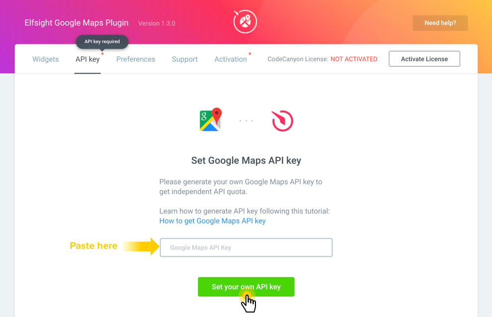Google Map API-مرحله سوم3