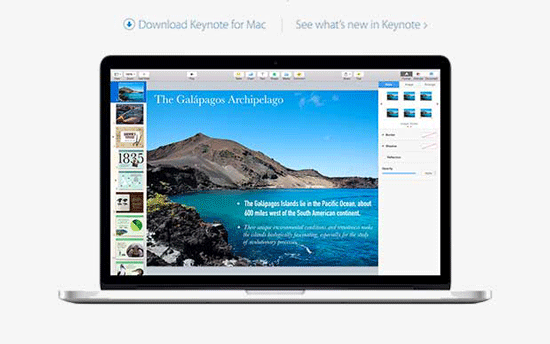 ابزار Keynote