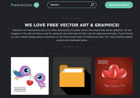 معرفی 20 سایت برای دانلود رایگان وکتور